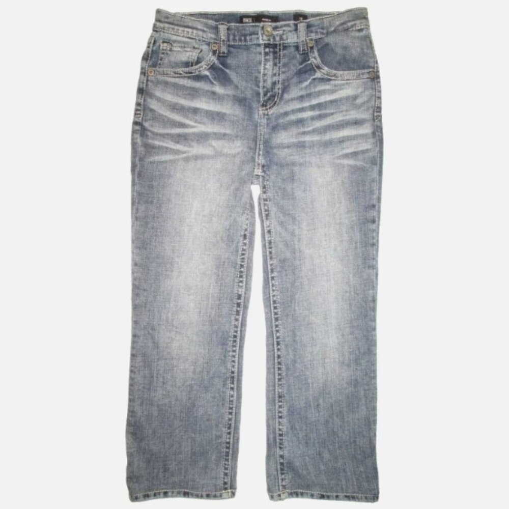 Buckle BKE Hudson Straight Leg Jeans Boy's 12x22.5 (Adjustable Waist)